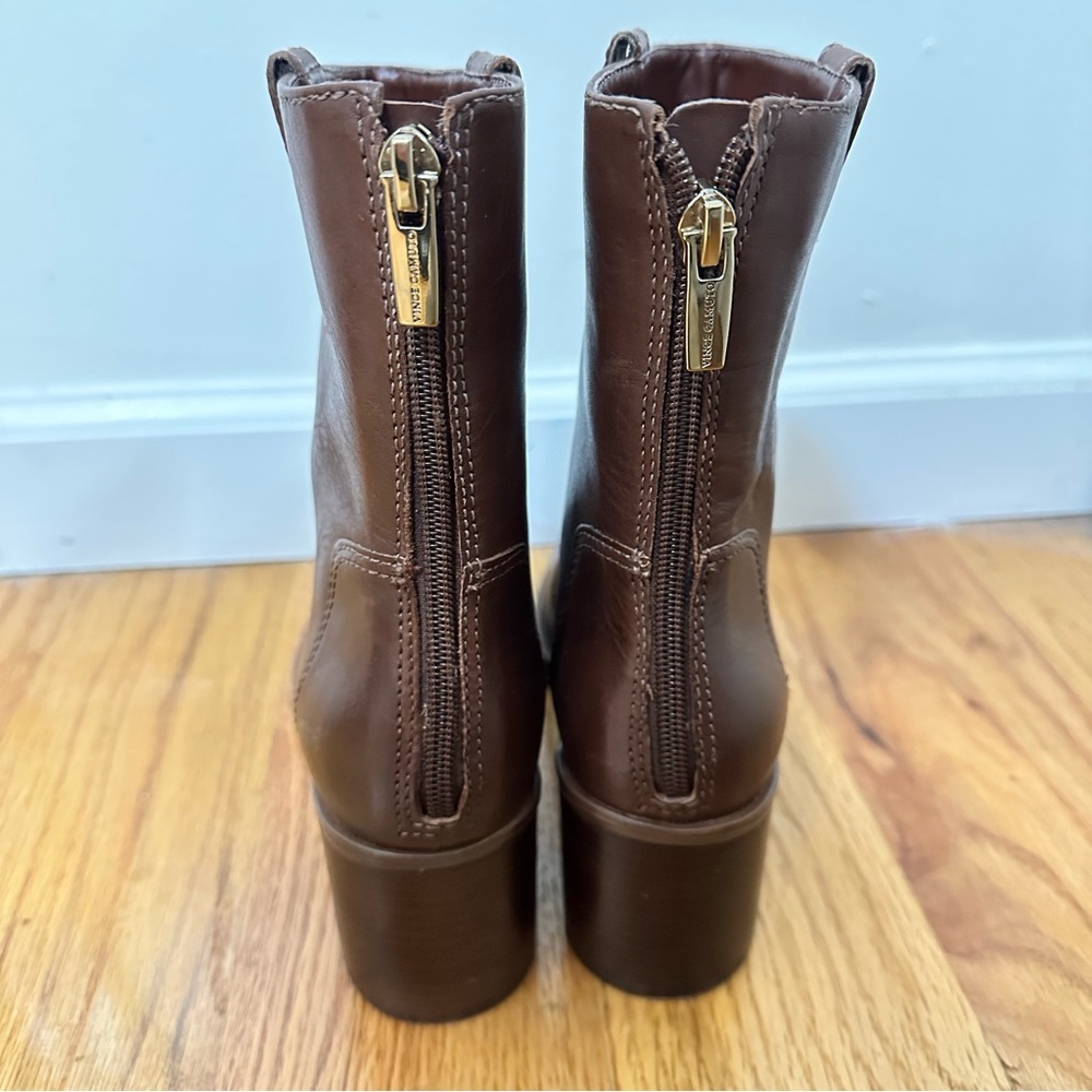 Vince camuto zanilla chocolate leather boots 🤎 women’s size 7.5